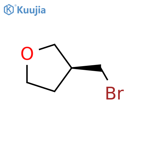 (3S)-3-(bromomethyl)oxolane structure
