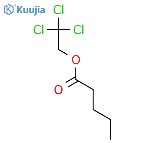 Pentanoic acid, 2,2,2-trichloroethyl ester structure