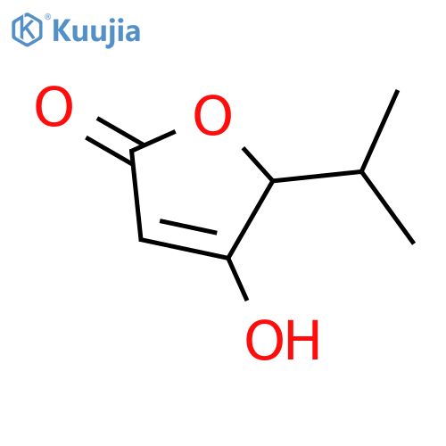 2(5H)-Furanone, 4-hydroxy-5-(1-methylethyl)- structure