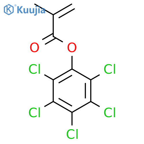 2-Propenoic acid,2-methyl-, 2,3,4,5,6-pentachlorophenyl ester structure