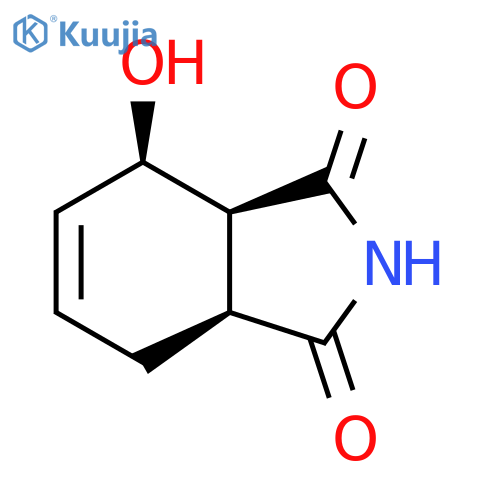 rel-(3aa,4b,7aa)-3a,4,7,7a-Tetrahydro-4-hydroxy-1H-isoindole-1,3(2H)-dione structure