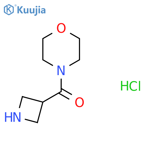 4-(Azetidine-3-carbonyl)morpholine hydrochloride structure