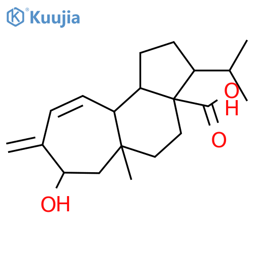14-Hydroxy-11,13(16)-mulinadien-20-oic acid; 14α-form structure