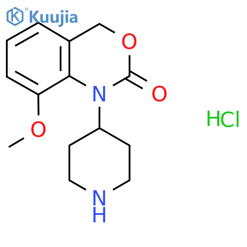 8-Methoxy-1-(piperidin-4-yl)-1H-benzo[d][1,3]oxazin-2(4H)-one hydrochloride structure