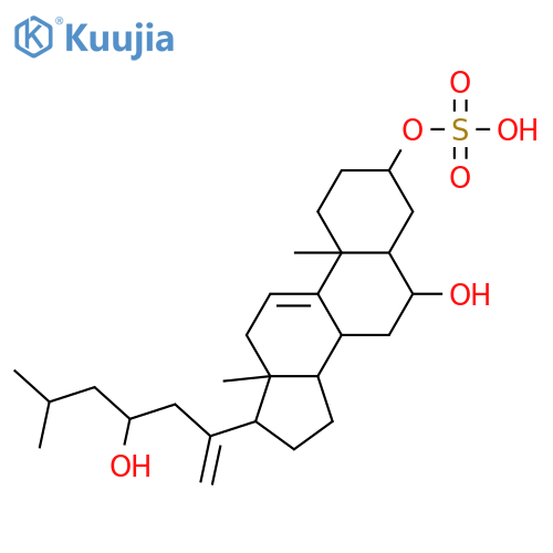 Cholesta-9(11),20-diene-3,6,23-triol; (3β,5α,6α,23S)-form, 3-Sulfate structure