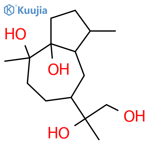 1,10,11,12-Guaianetetrol; (1α,4β,5α,10α,11S)-form structure