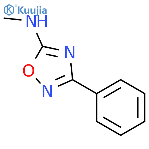 1,2,4-Oxadiazol-5-amine, N-methyl-3-phenyl- structure