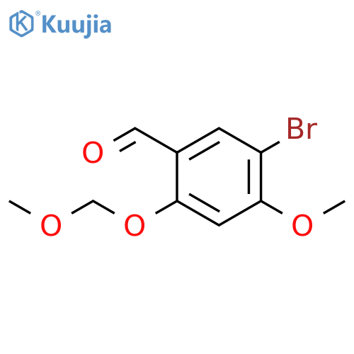 Benzaldehyde, 5-bromo-4-methoxy-2-(methoxymethoxy)- structure