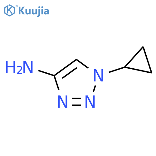 4-Amino-1-cyclopropyl-1H-1,2,3-triazole structure