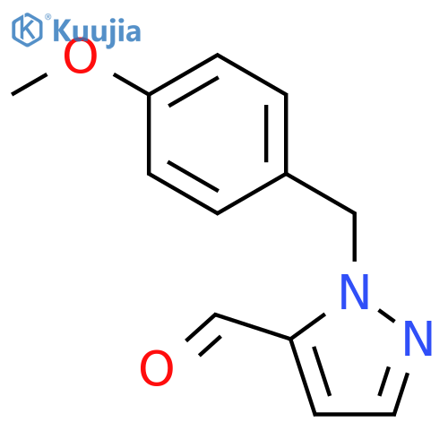 1-(4-Methoxybenzyl)-1H-pyrazole-5-carbaldehyde structure