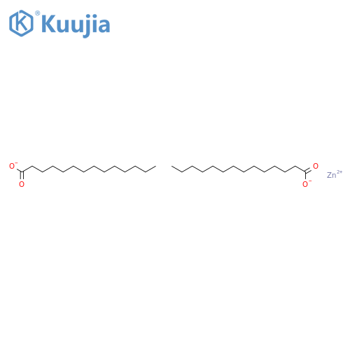 Tetradecanoic acid,zinc salt (2:1) structure