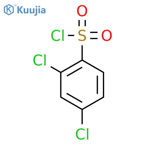 2,4-Dichlorobenzenesulfonyl chloride structure