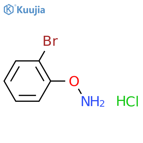 Hydroxylamine, O-(2-bromophenyl)-, hydrochloride (1:1) structure