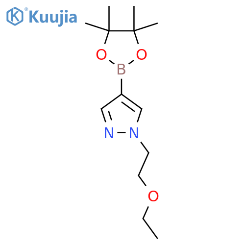 1-(2-ethoxyethyl)-4-(4,4,5,5-tetramethyl-1,3,2-dioxaborolan-2-yl)-1H-pyrazole structure