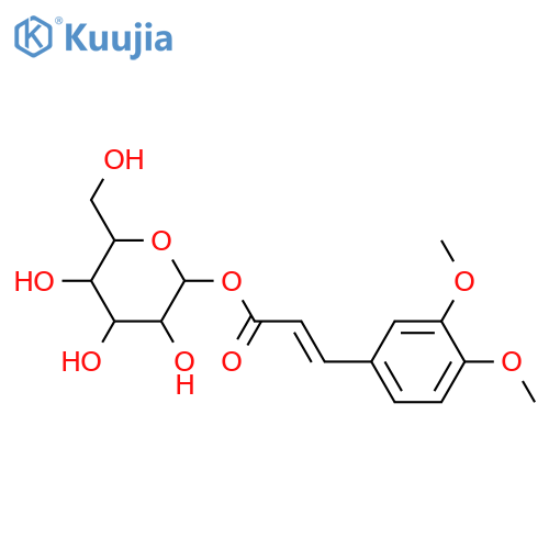 1-O-Caffeoylallose; β-D-Pyranose-(E)-form, 3',4'-Di-Me ether structure