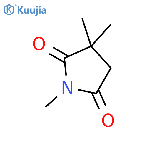 2,5-Pyrrolidinedione, 1,3,3-trimethyl- structure