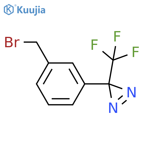 3-3-(bromomethyl)phenyl-3-(trifluoromethyl)-3H-diazirine structure