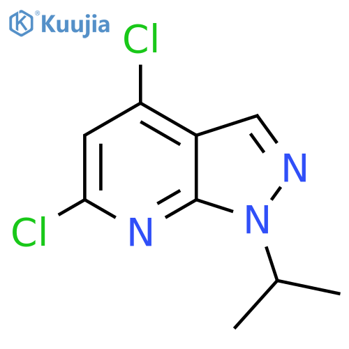 4,6-Dichloro-1-isopropyl-1H-pyrazolo[3,4-b]pyridine structure