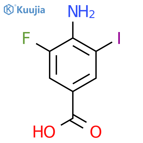 4-Amino-3-fluoro-5-iodobenzoic acid structure