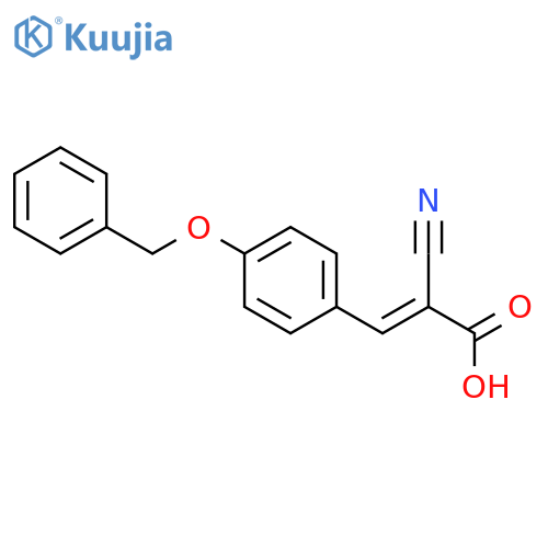 4-Benzyloxy-Alpha-cyanocinnamic acid structure