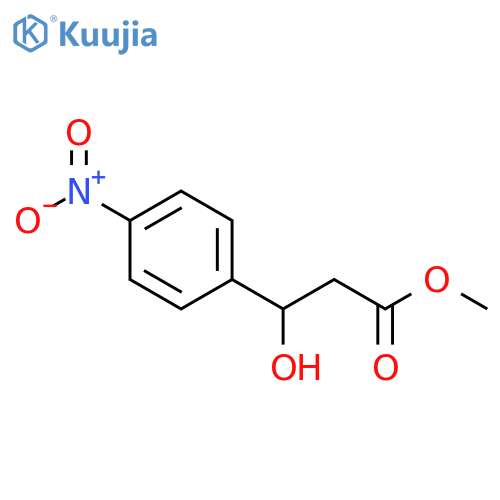 methyl 3-hydroxy-3-(4-nitrophenyl)propanoate structure