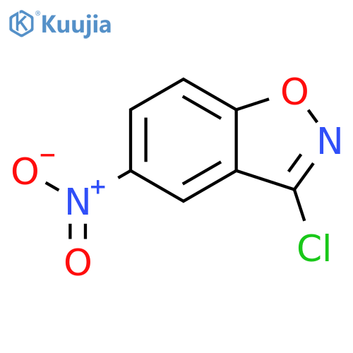 3-chloro-5-nitro-1,2-benzoxazole structure