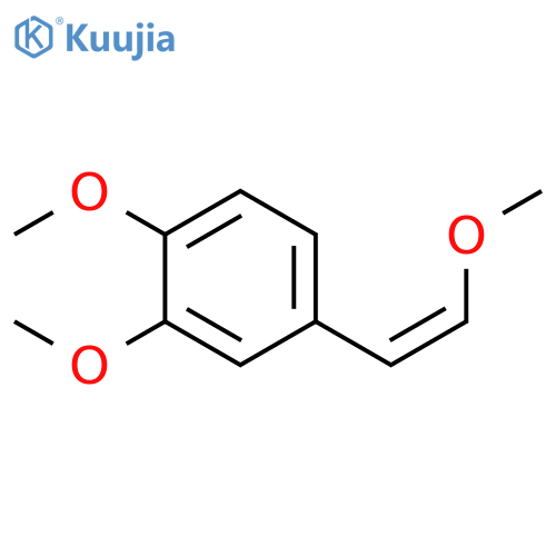 Benzene, 1,2-dimethoxy-4-[(1Z)-2-methoxyethenyl]- structure