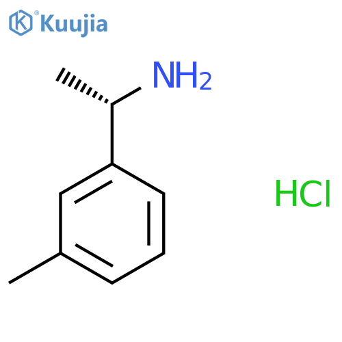 (S)-1-m-Tolylethanamine hydrochloride structure