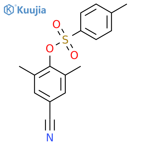 4-Cyano-2,6-dimethylphenyl 4-methylbenzene-1-sulfonate structure