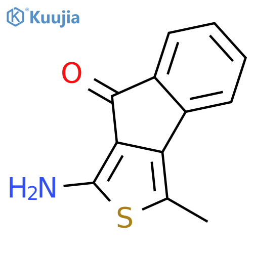 1-Amino-3-methyl-8H-indeno[1,2-c]thiophen-8-one structure