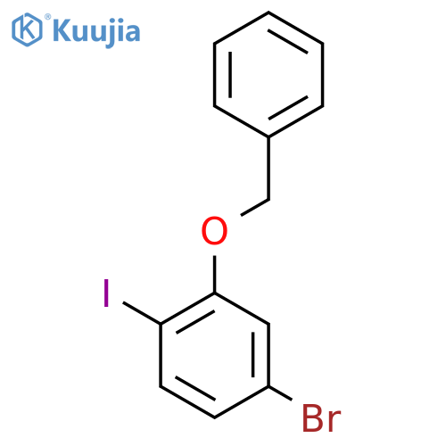 2-(BenZyloxy)-4-bromo-1-iodobenZene structure