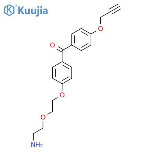 (4-(2-(2-Aminoethoxy)ethoxy)phenyl)(4-(prop-2-yn-1-yloxy)phenyl)methanone, >=95% structure