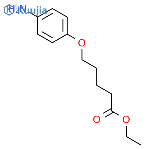 Pentanoic acid, 5-(4-aminophenoxy)-, ethyl ester structure
