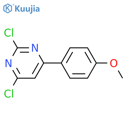 2,4-Dichloro-6-(4-methoxyphenyl)pyrimidine structure