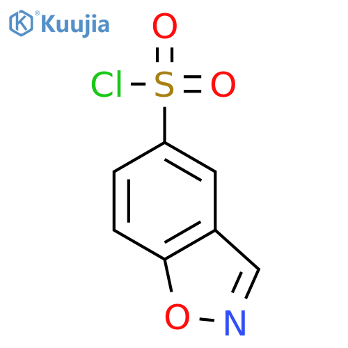 Benzodisoxazole-5-sulfonyl chloride structure