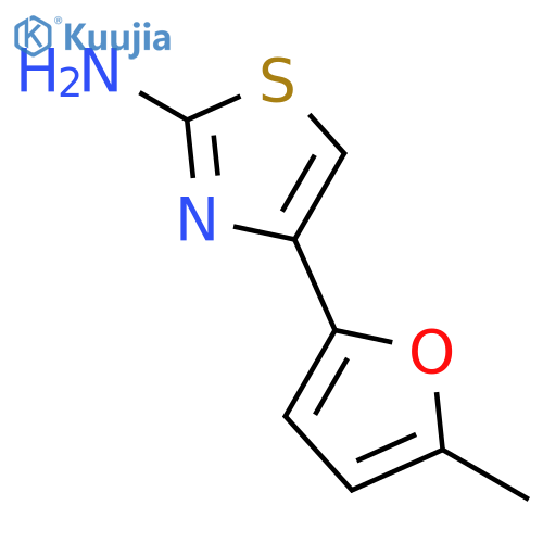 4-(5-methylfuran-2-yl)-1,3-thiazol-2-amine structure