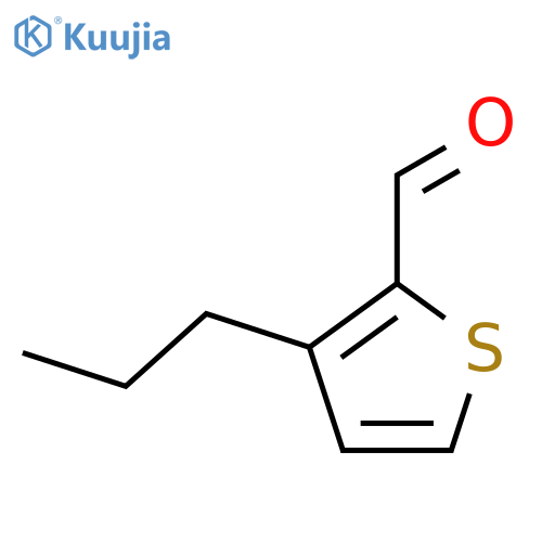 2-Thiophenecarboxaldehyde,3-propyl- structure