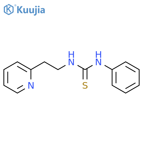 1-Phenyl-3-(2-(pyridin-2-yl)ethyl)thiourea structure