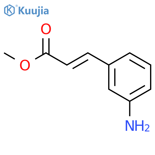 methyl (2E)-3-(3-aminophenyl)prop-2-enoate structure