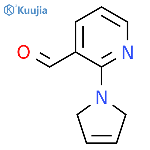 2-(2,5-Dihydro-1H-pyrrol-1-yl)pyridine-3-carbaldehyde structure