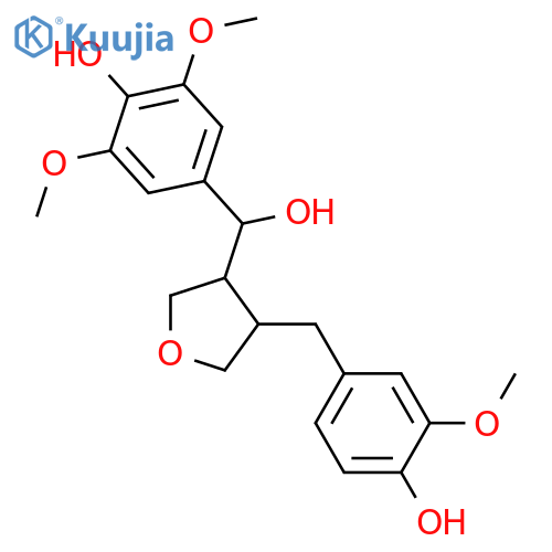 3-Furanmethanol,tetrahydro-a-(4-hydroxy-3,5-dimethoxyphenyl)-4-[(4-hydroxy-3-methoxyphenyl)methyl]-,(3S,4S)- structure