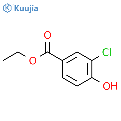 Ethyl 3-chloro-4-hydroxybenzoate structure