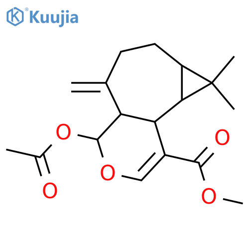 2,3-Epoxy-2,3-seco-3,10(14)-aromadendradiene-2,15-diol; 2α-form, 15-Carboxylic acid, 2-Ac, Me ester structure