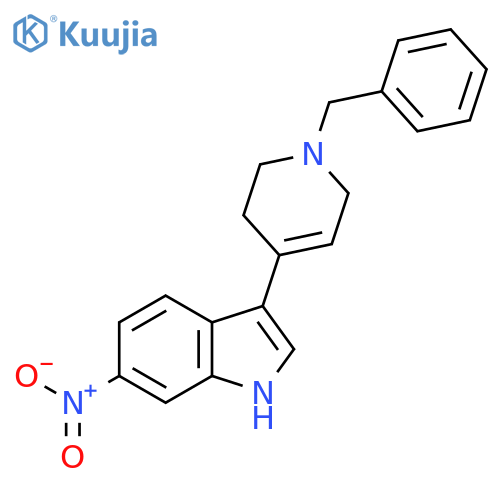 6-Nitro-3-(1-benzyl-1,2,3,6-tetrahydropyridin-4-yl)-1H-indole structure