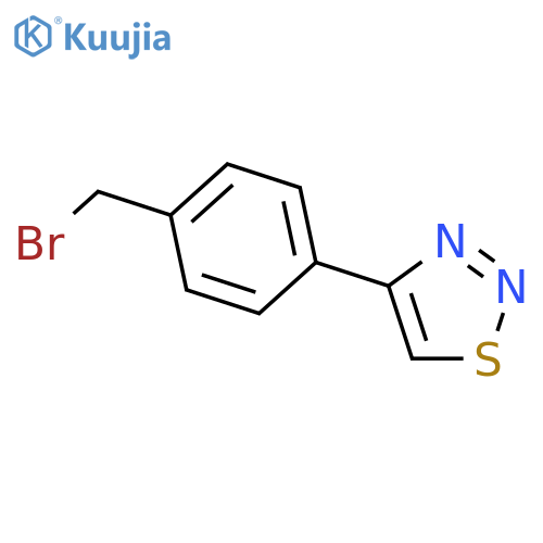 4-4-(Bromomethyl)phenyl-1,2,3-thiadiazole structure