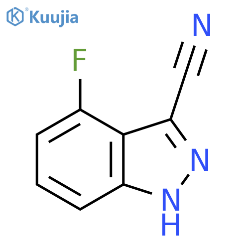 4-Fluoro-1H-indazole-3-carbonitrile structure