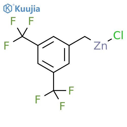 (3,5-bis(trifluoromethyl)benzyl)zinc chloride structure