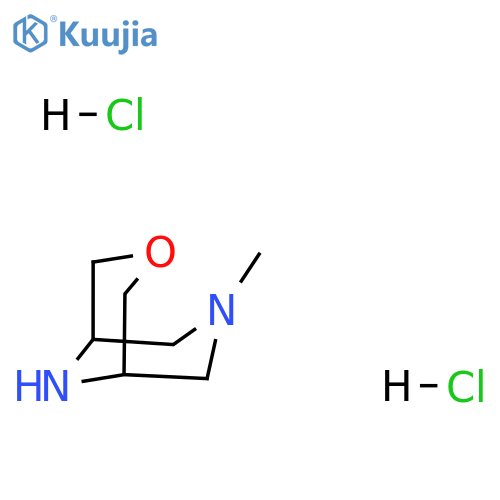 7-methyl-3-oxa-7,9-diazabicyclo[3.3.1]nonane dihydrochloride structure