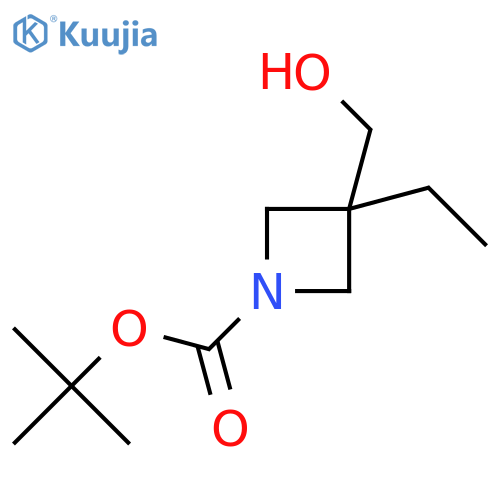 tert-Butyl 3-ethyl-3-(hydroxymethyl)azetidine-1-carboxylate structure