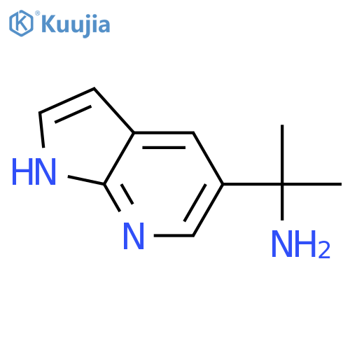 2-{1H-pyrrolo[2,3-b]pyridin-5-yl}propan-2-amine structure